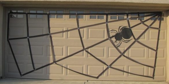 Spook your guests with these DIY garage door Halloween decoration ideas