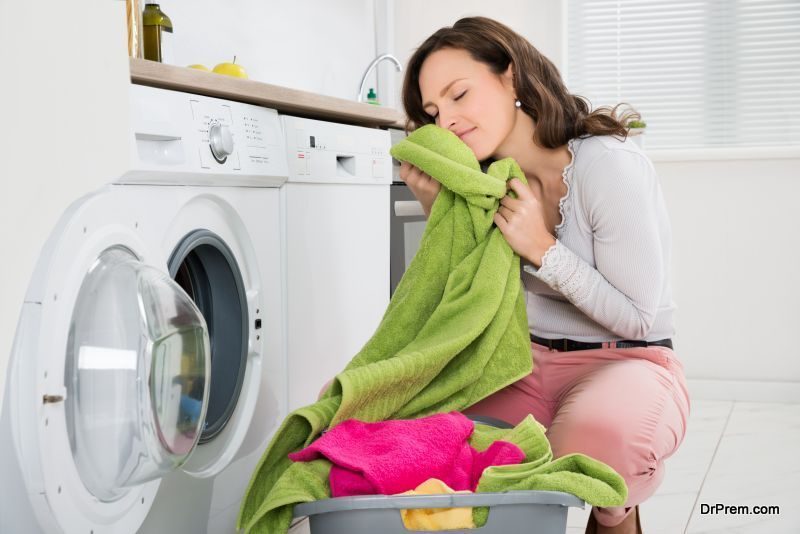 small laundry room