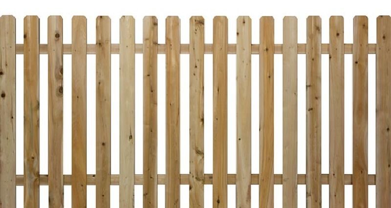 wooden fencing