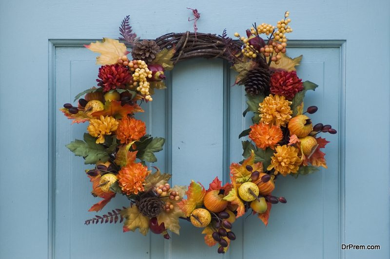 Decorating the door