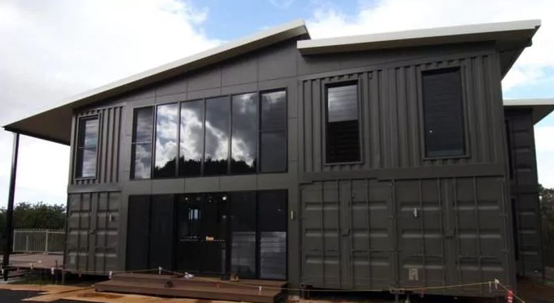 The budget-friendly shipping container house