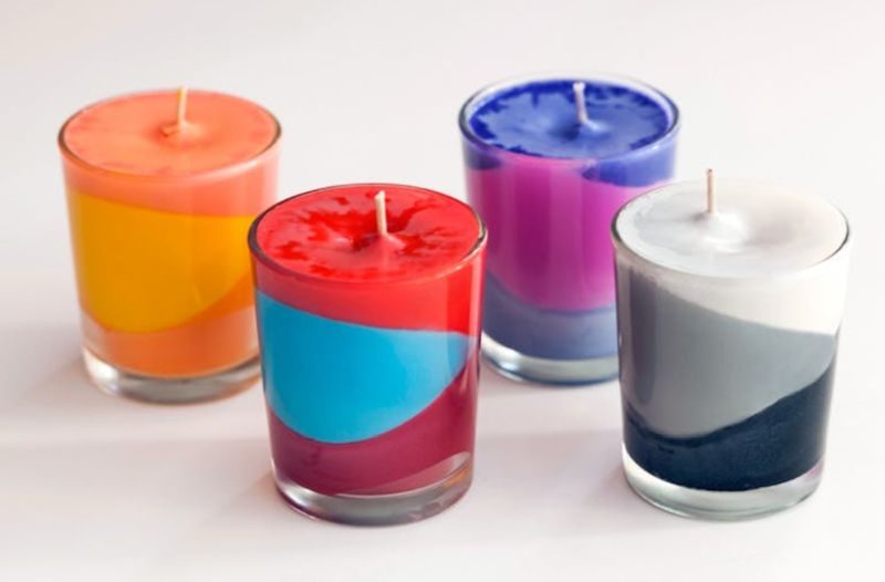 Beautiful crayon candles