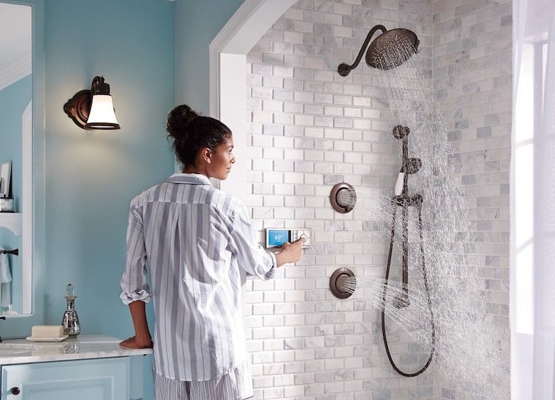 U By Moen is a smart showerhead,