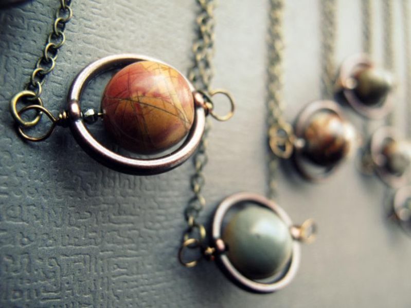 Solar System Necklace