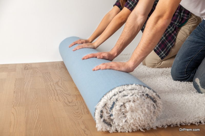 Install Plush Carpeting