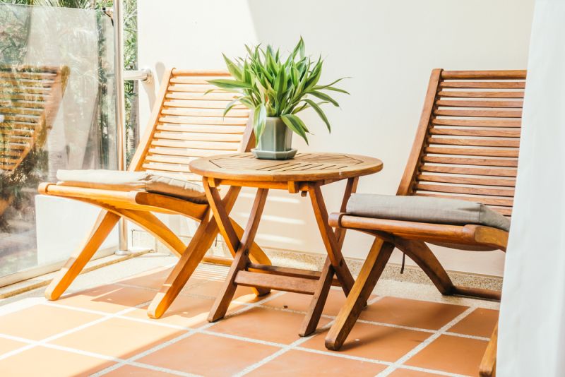 Using your garden furniture indoors