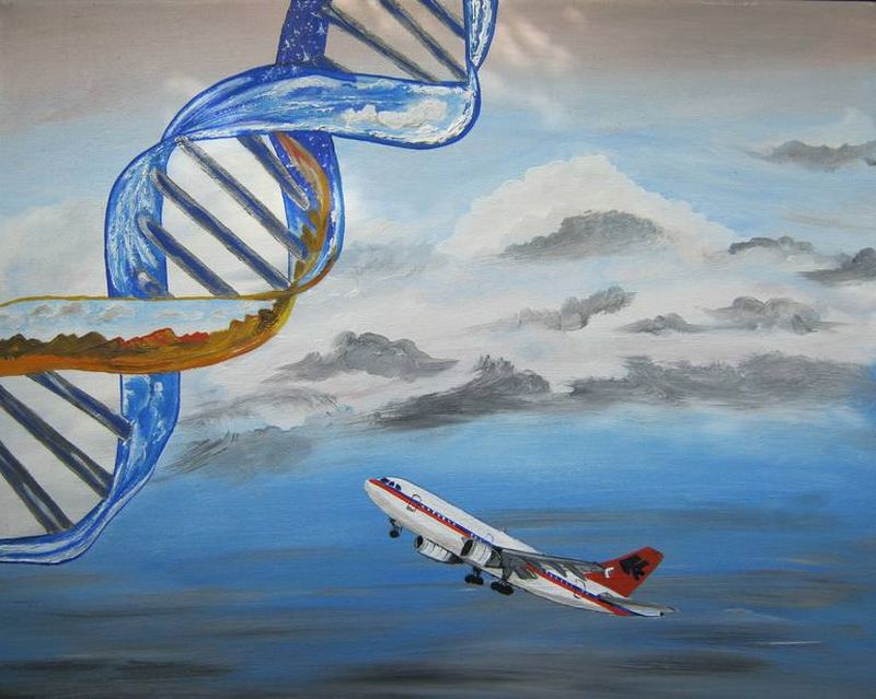 DNA Painting Lets You Flaunt Your Artsy Gene Hometone Home   DNA Painting Lets You Flaunt Your Artsy Gene 