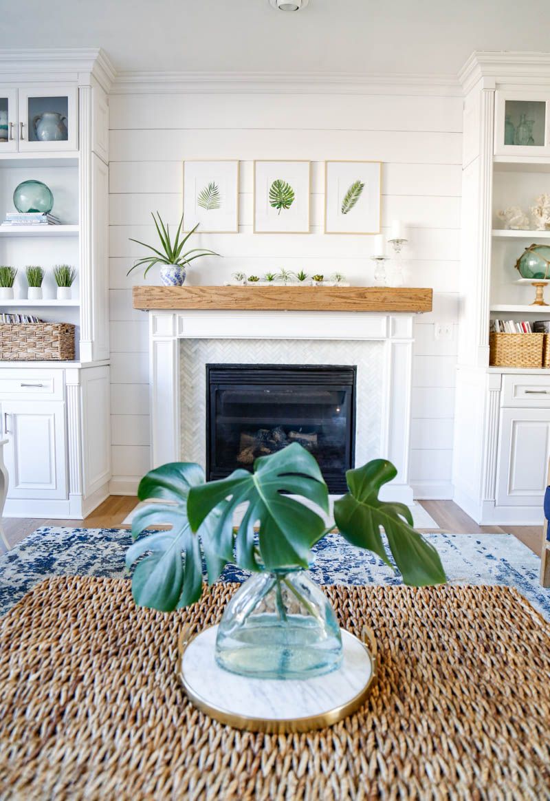 shiplap fireplace