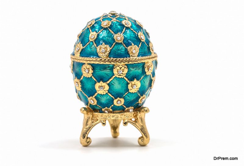 Faberge eggs. Decorative ceramic easter egg for jewellery. - Hometone ...