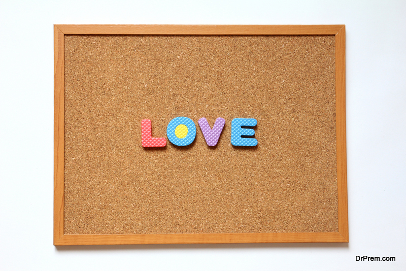 A jumbo sized corkboard