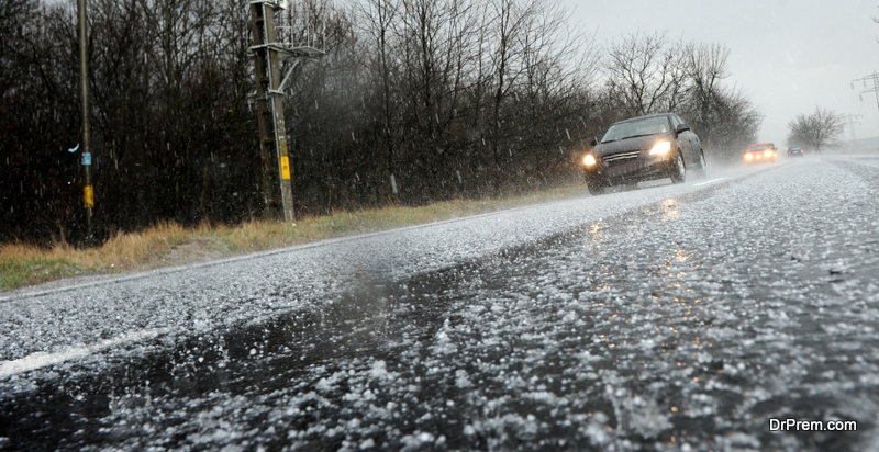 Hail storms are not an uncommon occurrence in the Rockies