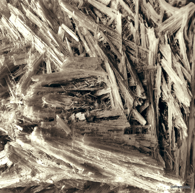 Asbestos fibers