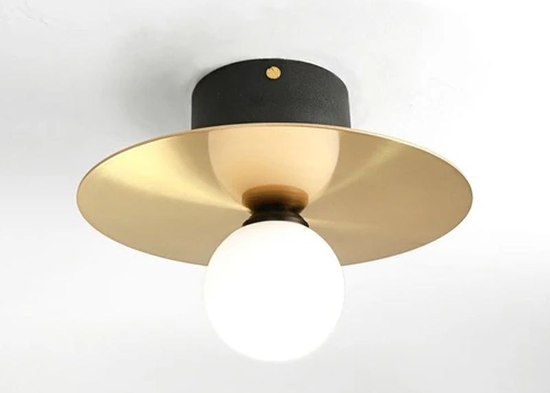 Gold Disk Ceiling & Wall light