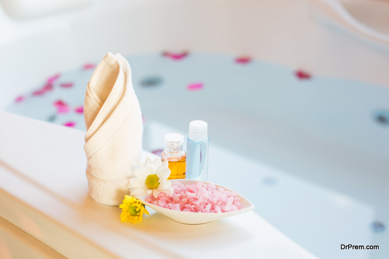 aromatherapy in the bathroom