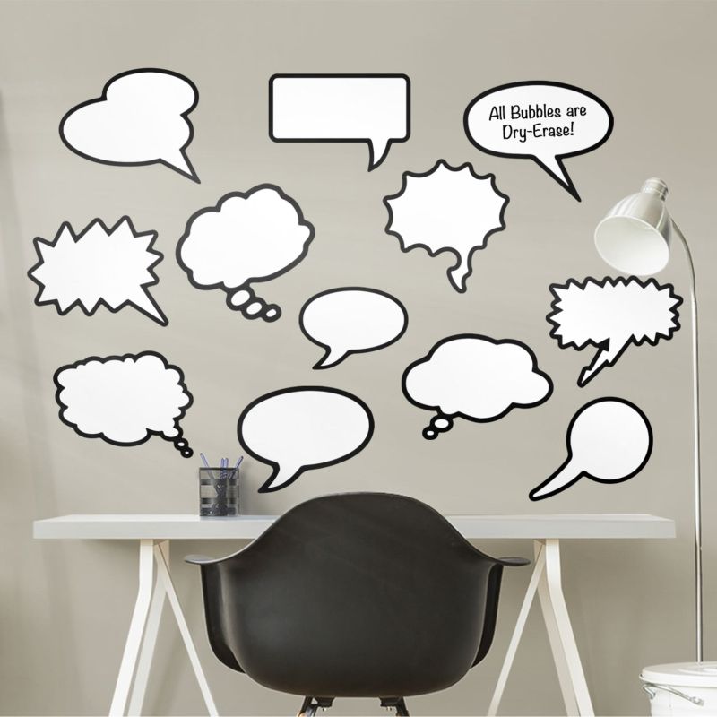 Dry Erase Wall Stickers