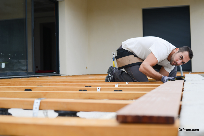 Installing Timber Deck