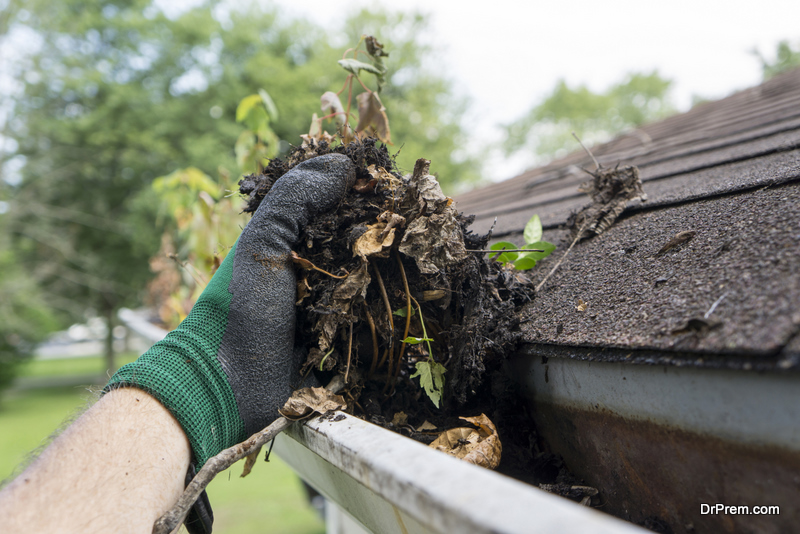 gutters cleaning