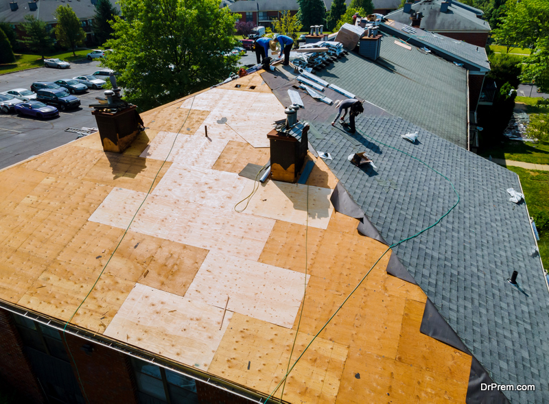 busy roofers