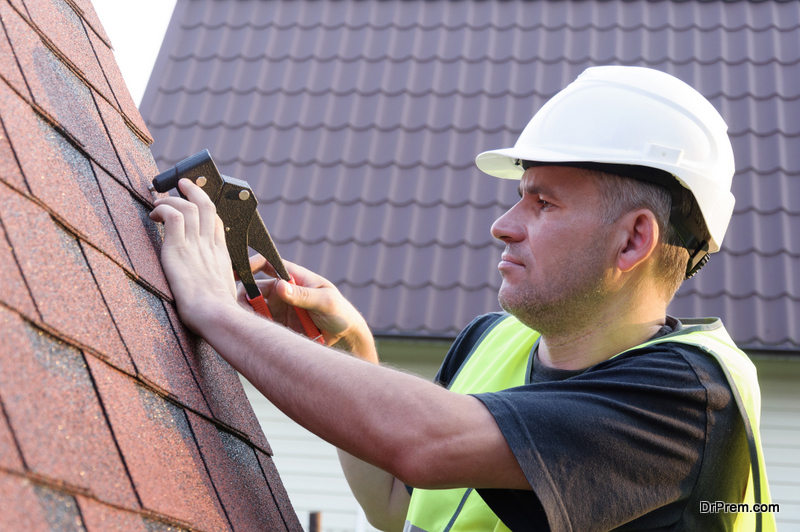 roofer at work