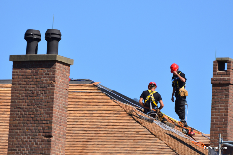 roofing work