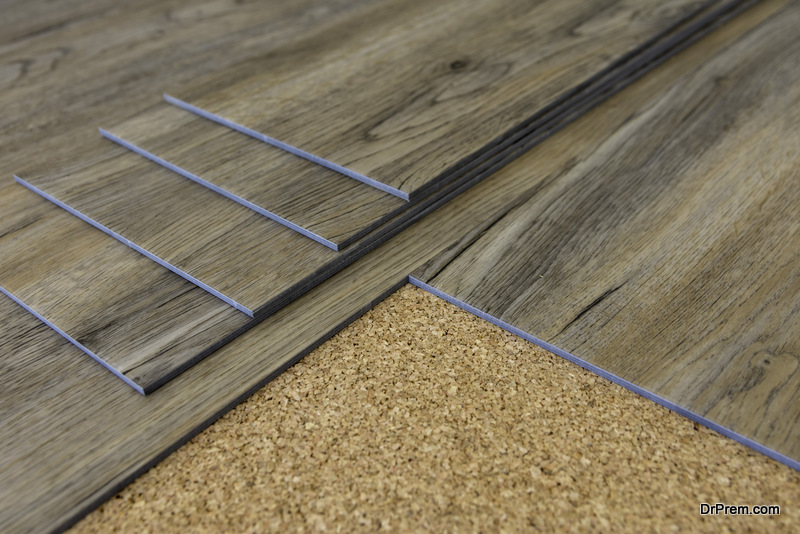 Cork flooring
