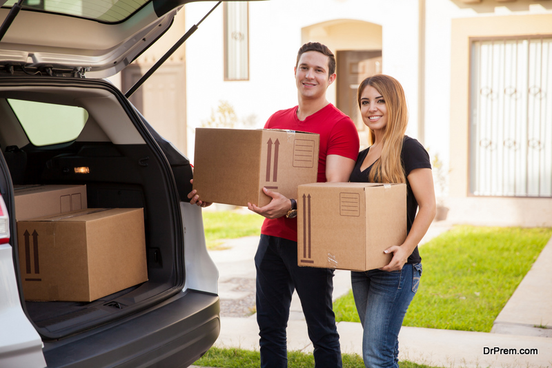 couple putting Valuables in the Car