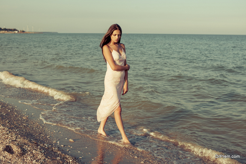 woman relaxing in Wonderful Weather