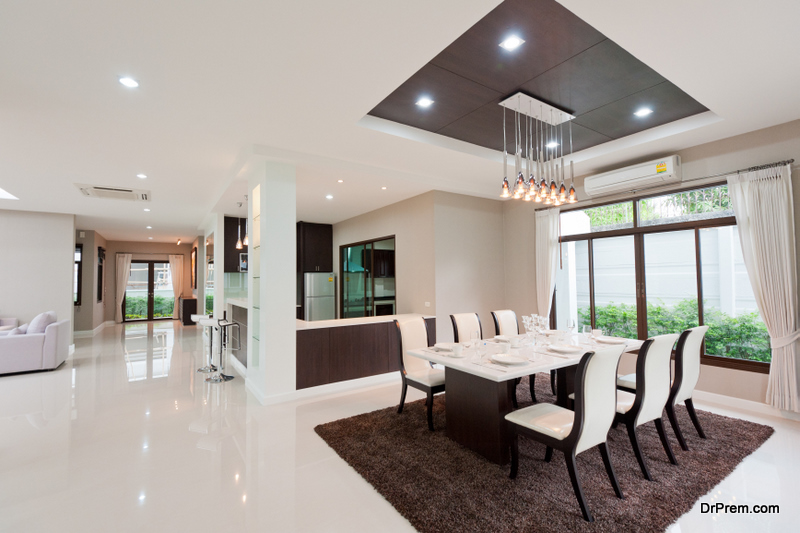 Modern dining room