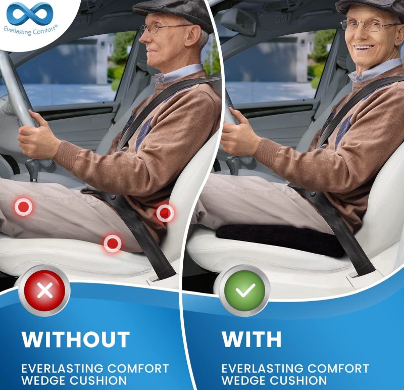 man using Car seat cushion