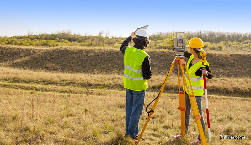 Surveyors at site