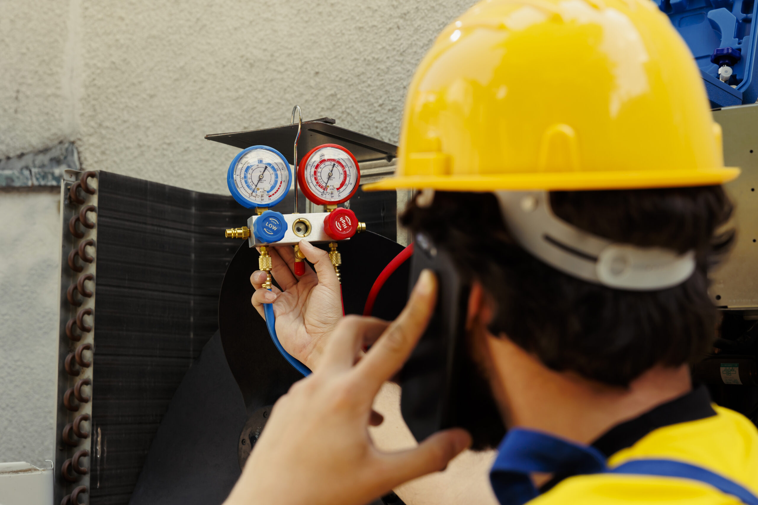 HVAC system inspection